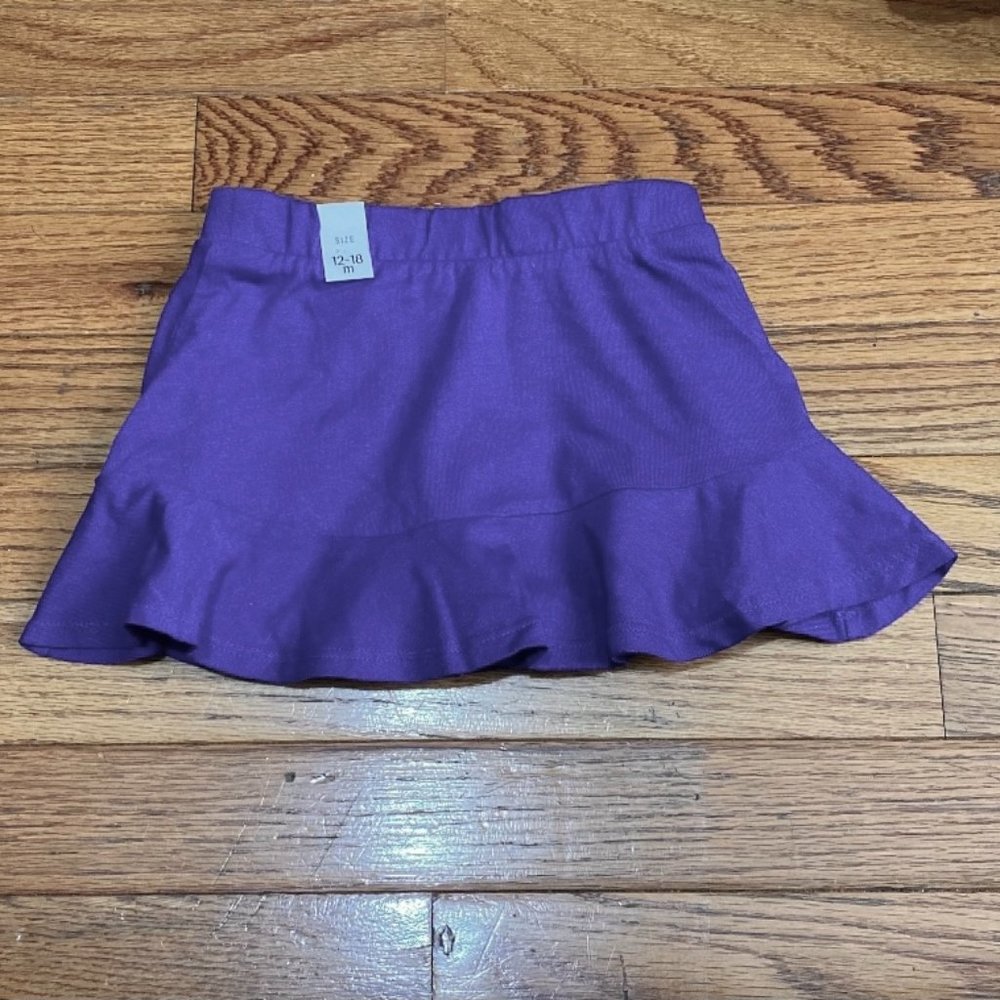 The Children's Place Baby Girl's Purple Mini Skirt Size - 12-18M (NEW)